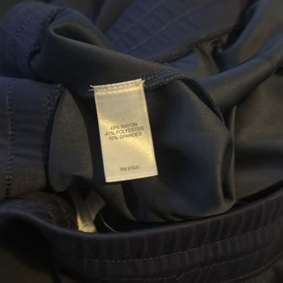 NWT J Jill Fit Athletic Pants Navy Blue XL Petitite Women Athlesiure Pockets Tie - Picture 9 of 11